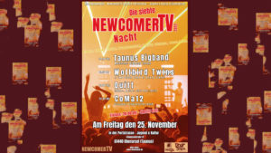 Die siebte NewcomerTV Nacht 2022 in der Portstrasse Jugend & Kultur.