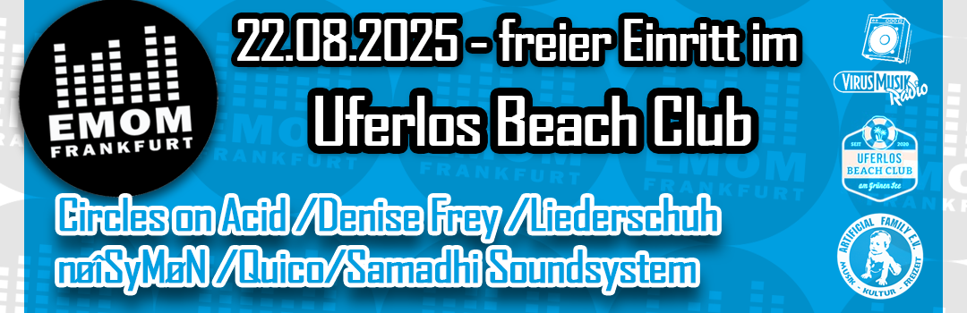 Fr. 22.08.25 Resonanz Bar im Uferlos Beach Club (Artificial Family e.V.)