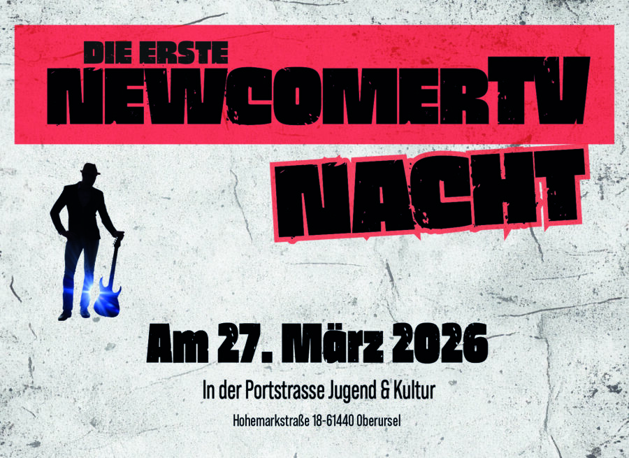 Die erste NewcomerTV Nacht 2026 in der Portstrasse Jugend & Kultur