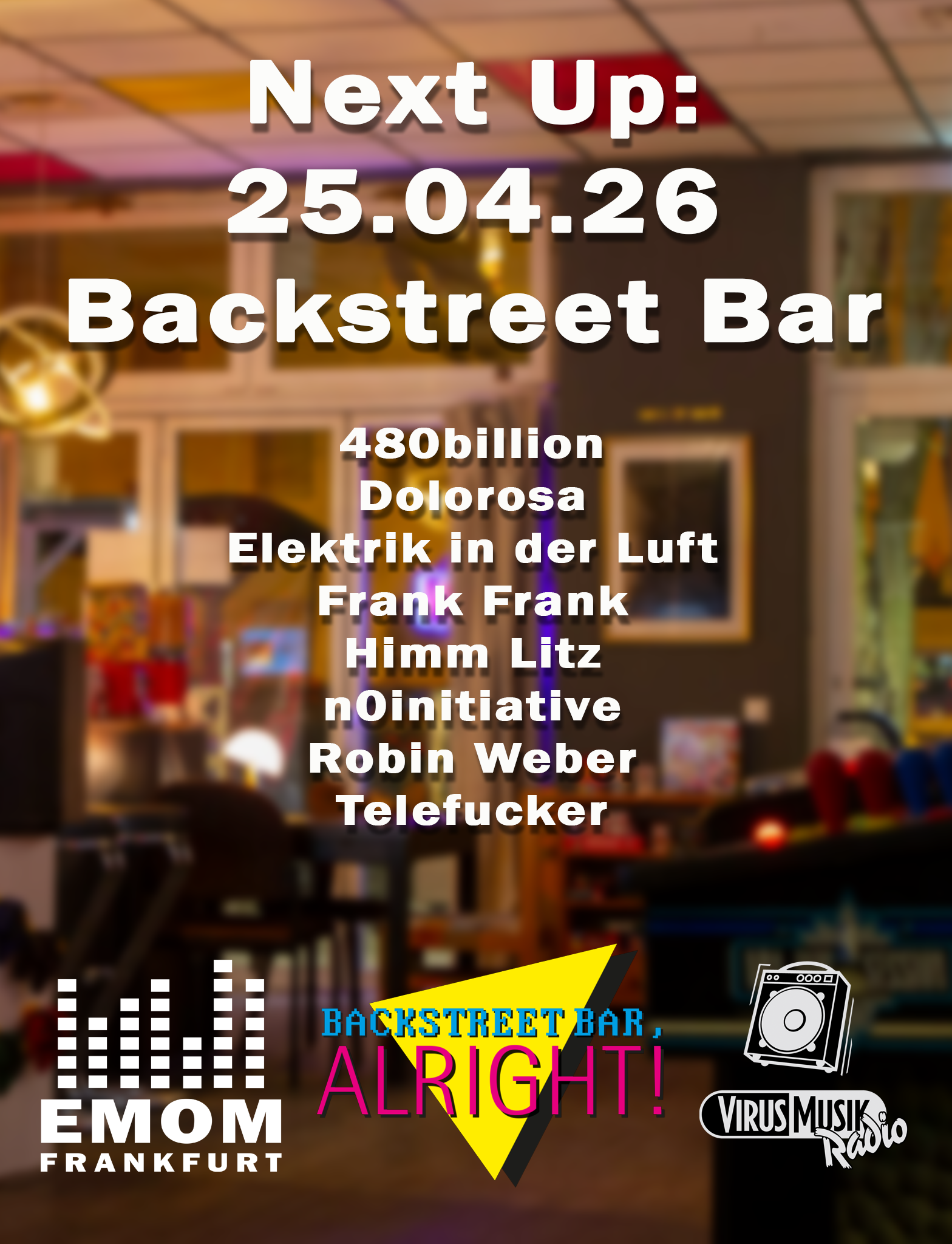 25.04. EMOM_Ffm Backstreet Bar, Alright!