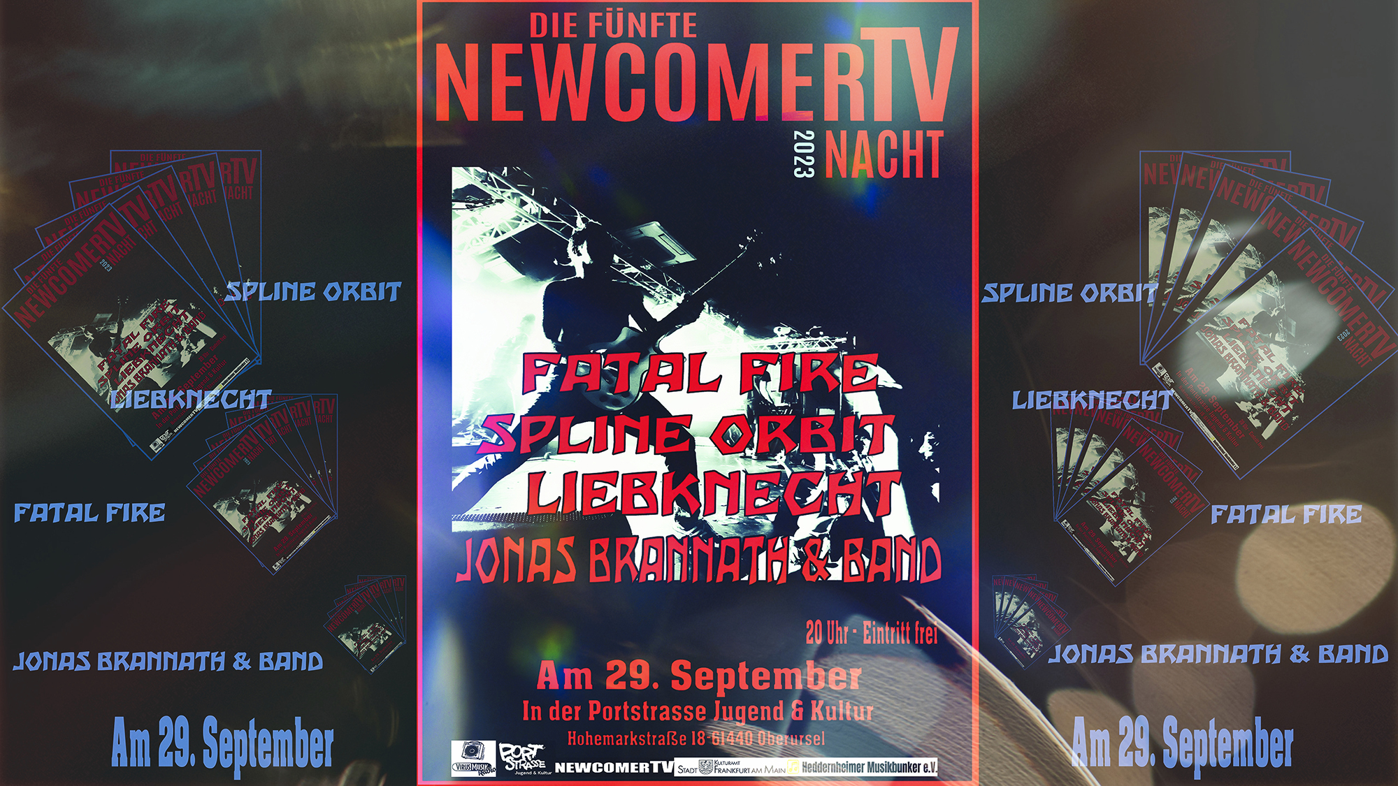 Die fünfte NewcomerTV Nacht 2023 in der Portstrasse Jugend & Kultur