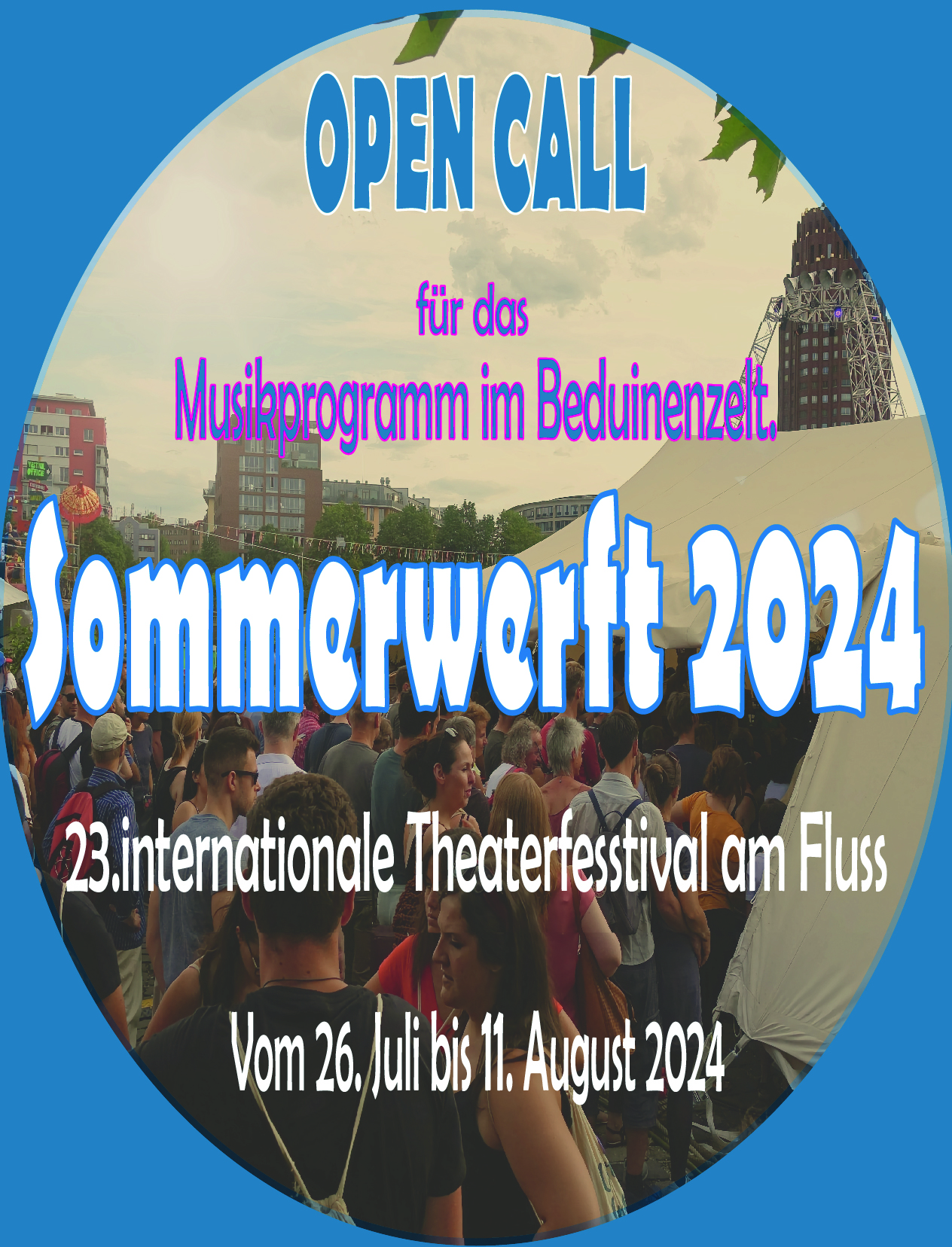 OPEN CALL 2024 – Bewerbungen Musiker:innen und Bands – Sommerwerft 2024